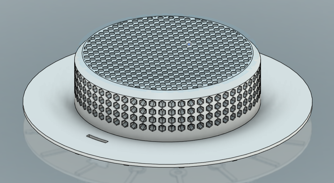 Modélisation 3D des pièces du filtre de la piscine